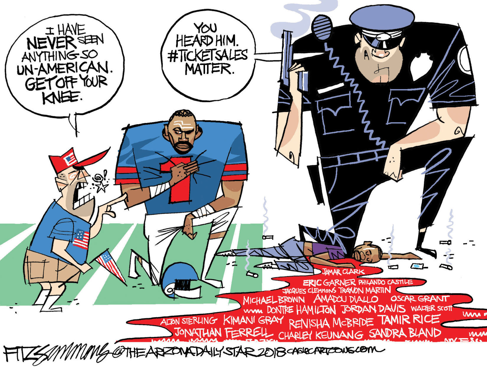 Daily Fitz Cartoon: NFL